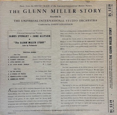 The Glen Miller Story (10" Vinyl, LP 1954)