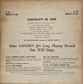The Squadronaires - Contrasts in Jazz (Vinyl, LP, 10")