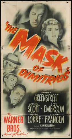 "The Mask of Dimitrios" (1944 3Sh)
