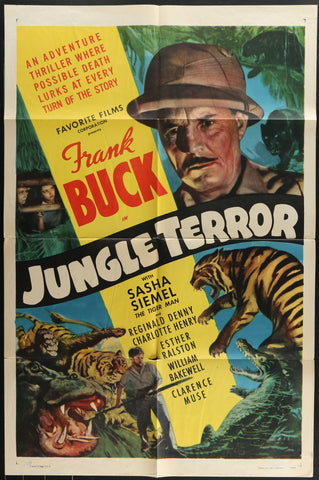 Frank Buck in Jungle Terror (1946 1Sh)