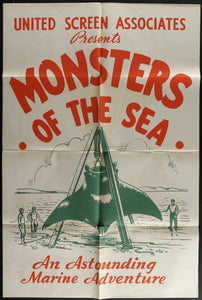 Monsters of the Sea (R1930's Re-Titled 1Sh)