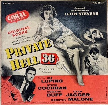 Leith Stevens & His Orchestra-Private Hell 36 (10" Vinyl, LP 1954)