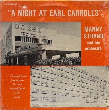Manny Strand and His Orchestra-A Night at Earl Carroll's (Vinyl, LP)