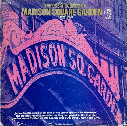 The Great Sounds of Madison Square Garden 1925-1968 (Vinyl, LP 1968)