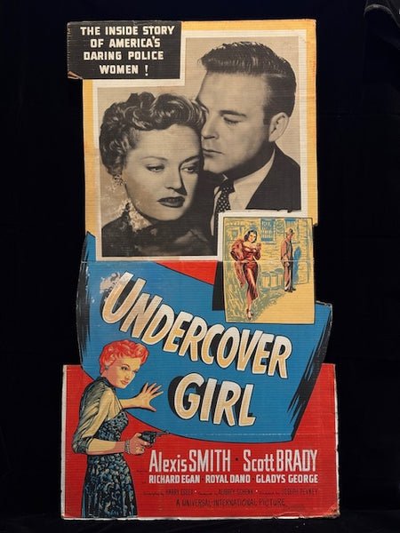 Undercover Girl Standee (Ca., 1950's)