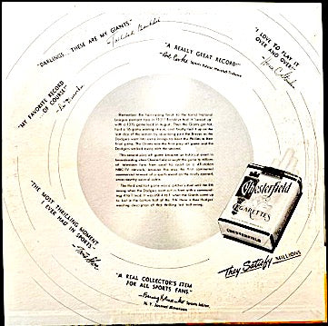 Russ Hodges- The Giants Win The Pennant (1952 Vinyl, 12" 78 RPM)
