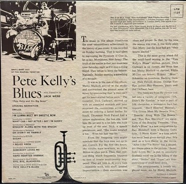 Pete Kelly's Blues (1955 Vinyl, LP)