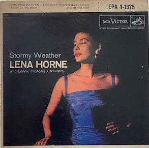 Lena Horne With Lennie Hayton's Orchestra- Stormy Weather (Vinyl 7" 1957)