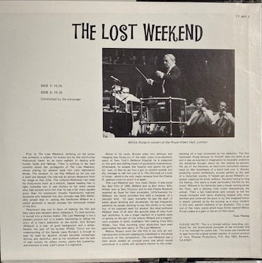 The Lost Weekend (Vinyl LP)