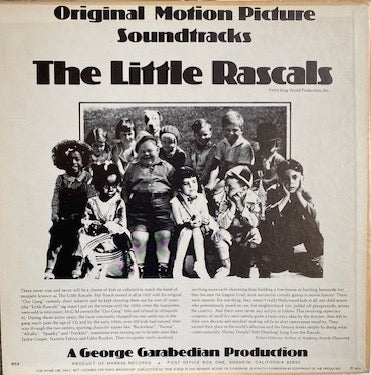 The Little Rascals Original Motion Picture Soundtracks (1974 Vinyl, LP)