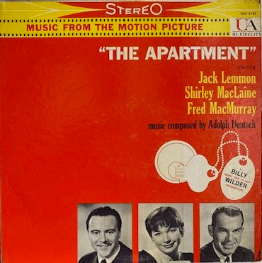 Music From The Motion Picture "THE APARTMENT" (1960 Vinyl, LP)