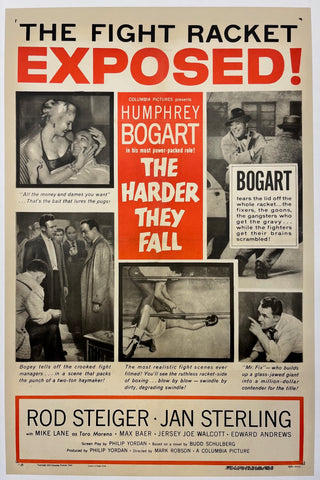 The Harder They Fall (1956 Style B 1Sh)