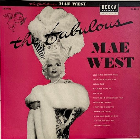 Mae West - The Fabulous Mae West (LP)