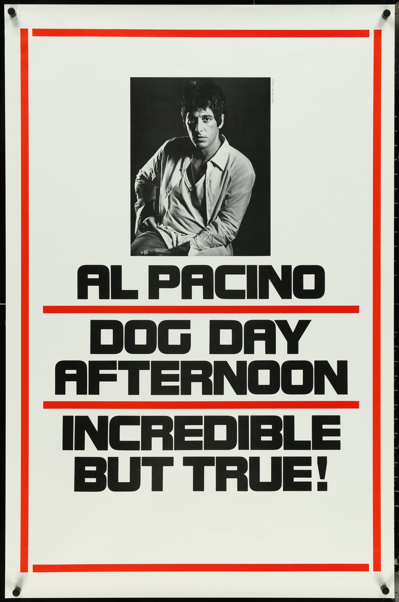 Dog Day Afternoon (1975 Teaser 1 Sh)