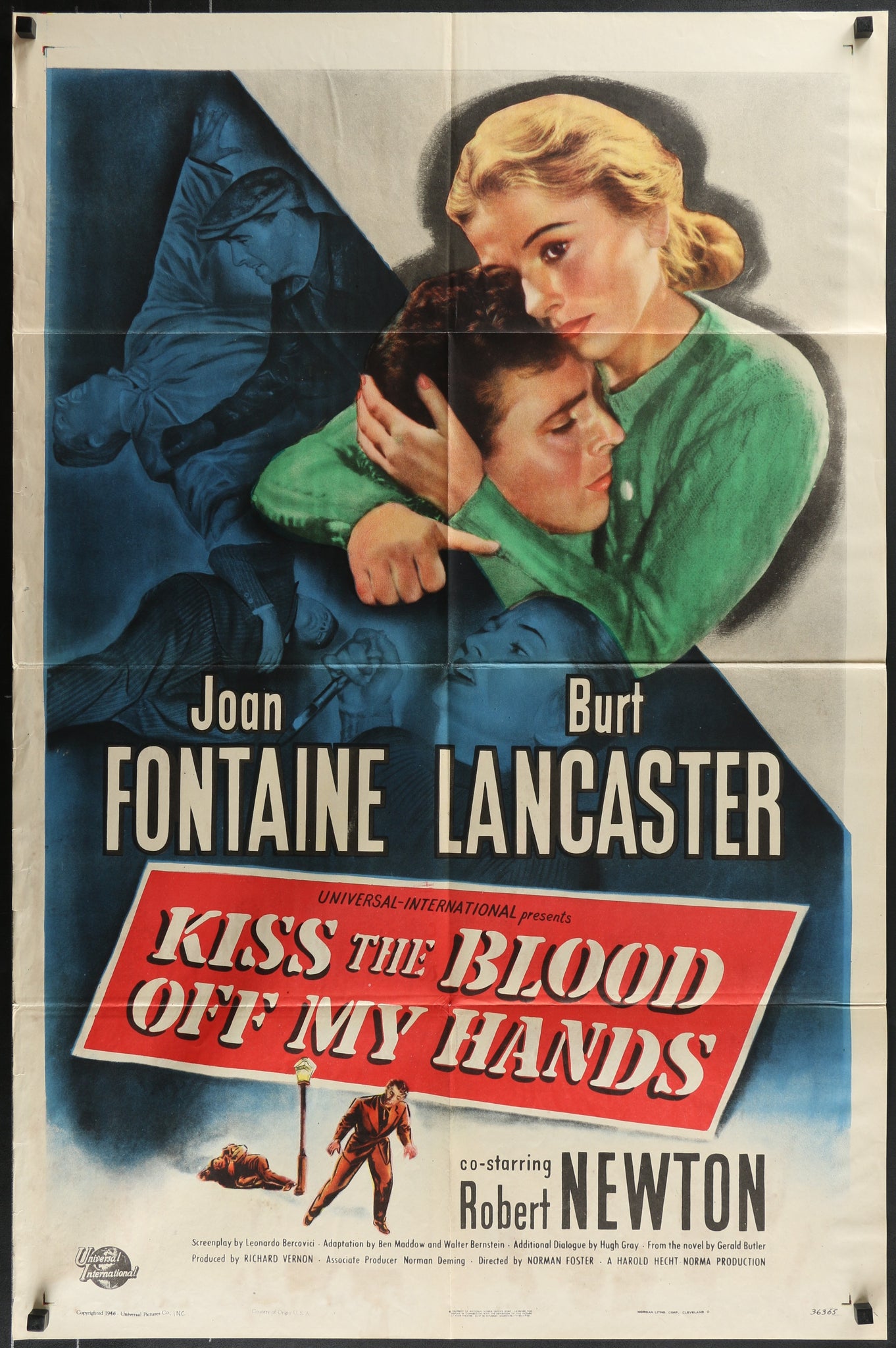 Kiss The Blood Off My Hands (1948 1Sh)