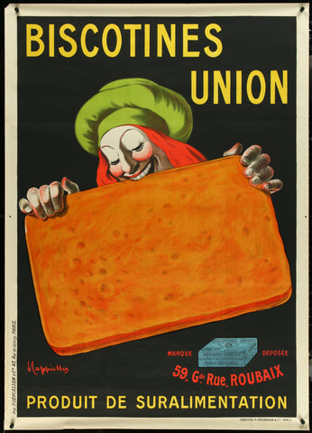 Biscotines Union (French advertising poster Ca. 1900's)