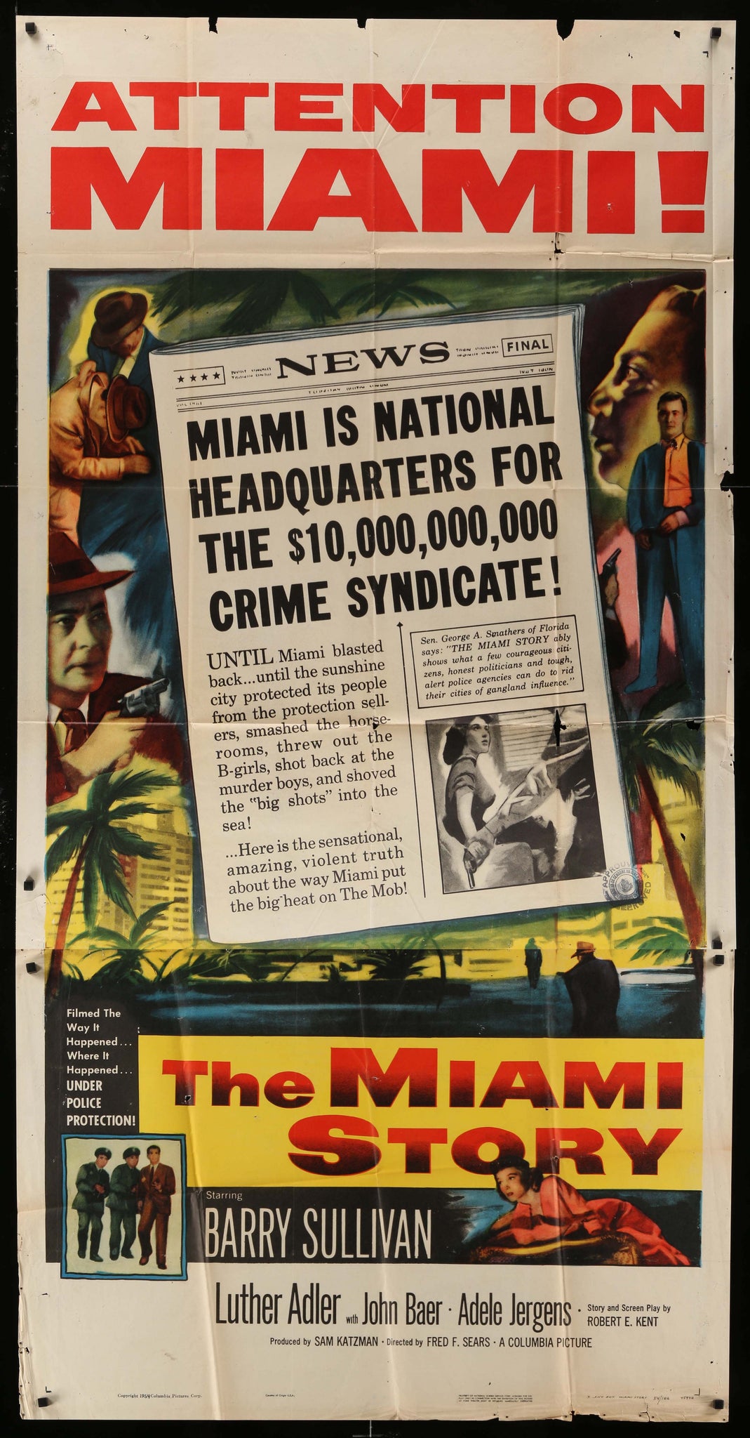 The Miami Story (1954 3sh)