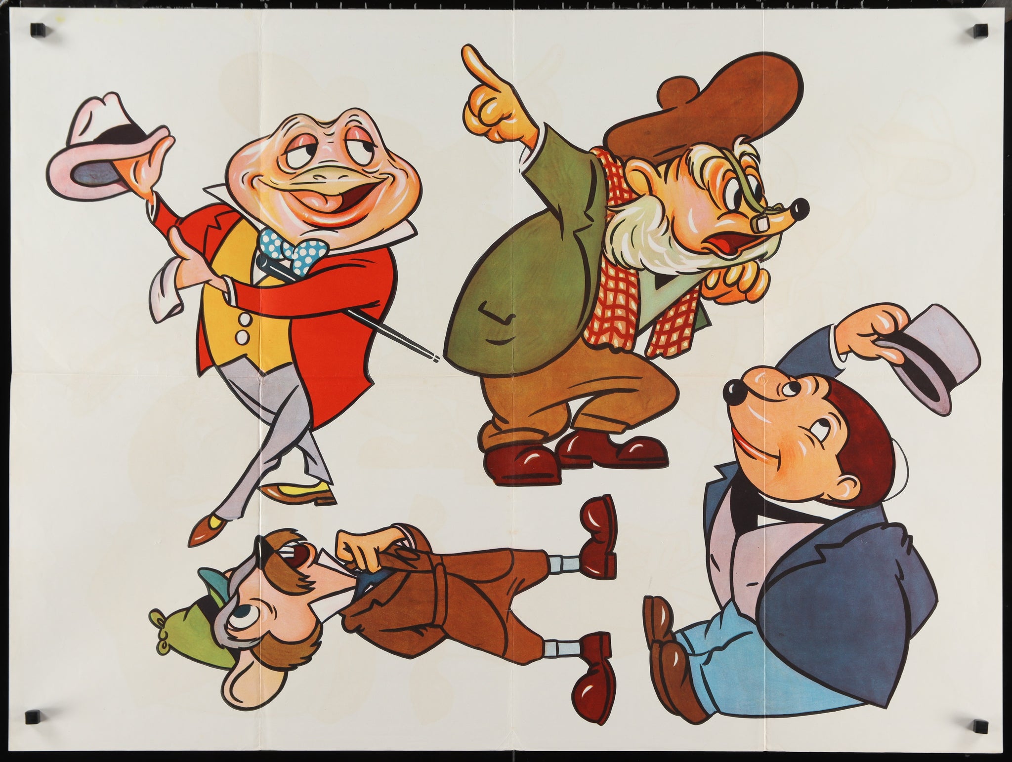 Disney Animation Characters (British Quad Ca. 1970's)