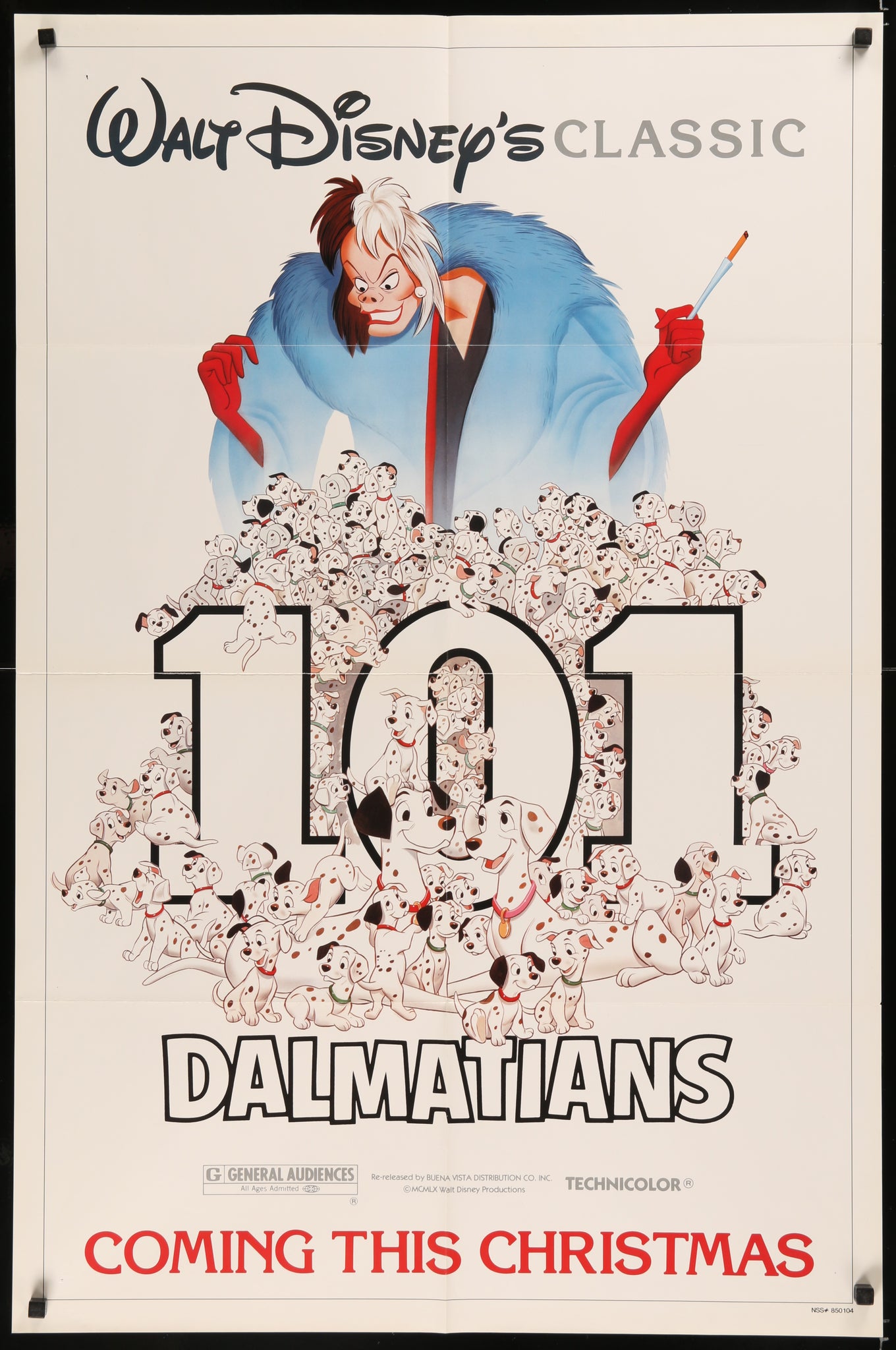 101 Dalmatians (R1985 1Sh)