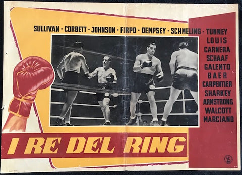 I Re Del Ring (1958 Italian photobusta)