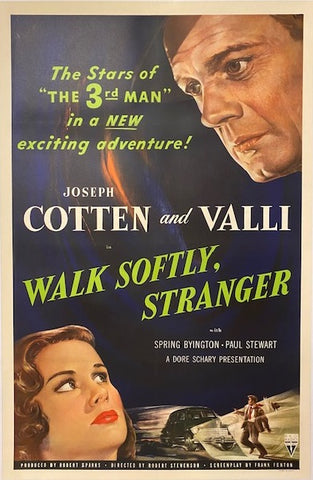 Walk Softly, Stranger (1950 Linen Backed 1Sh)