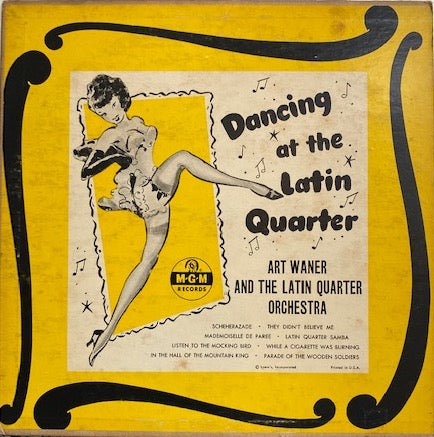 Art Warner and the Latin Quarter Orchestra - Dancing at the Latin Quarter (Vinyl, LP 10," 1952)