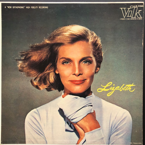 Lizabeth Scott with Henri René and His Orchestra- Lizabeth (LP, Mono 1958)