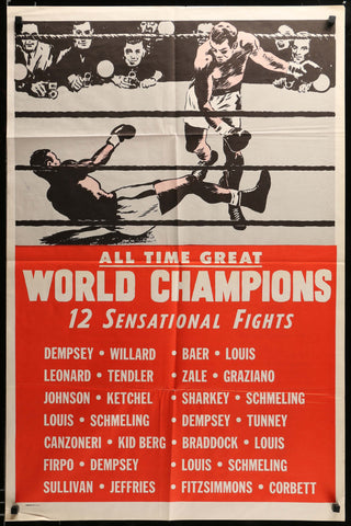 All Time Great World Champions (Ca. 1940's 1sh)