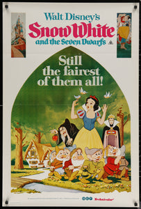 Snow White and The Seven Dwarfs (R1970's Australian 1Sh)