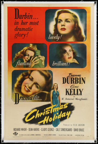 Christmas Holiday (1944 Linen Backed 1Sh)