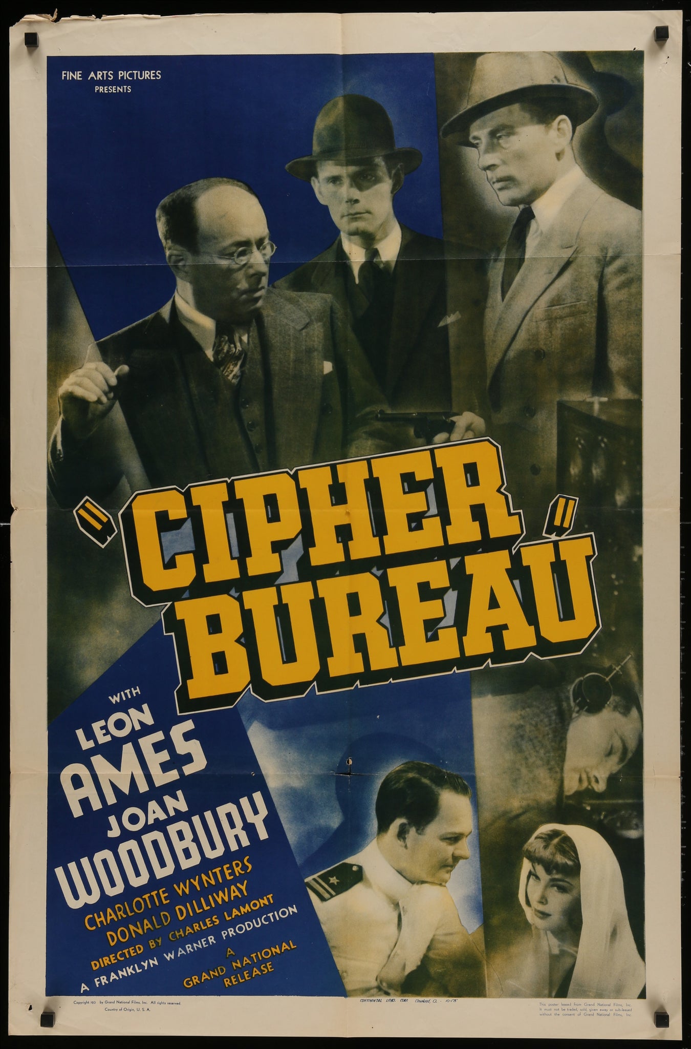 Cipher Bureau (1938 1sh)