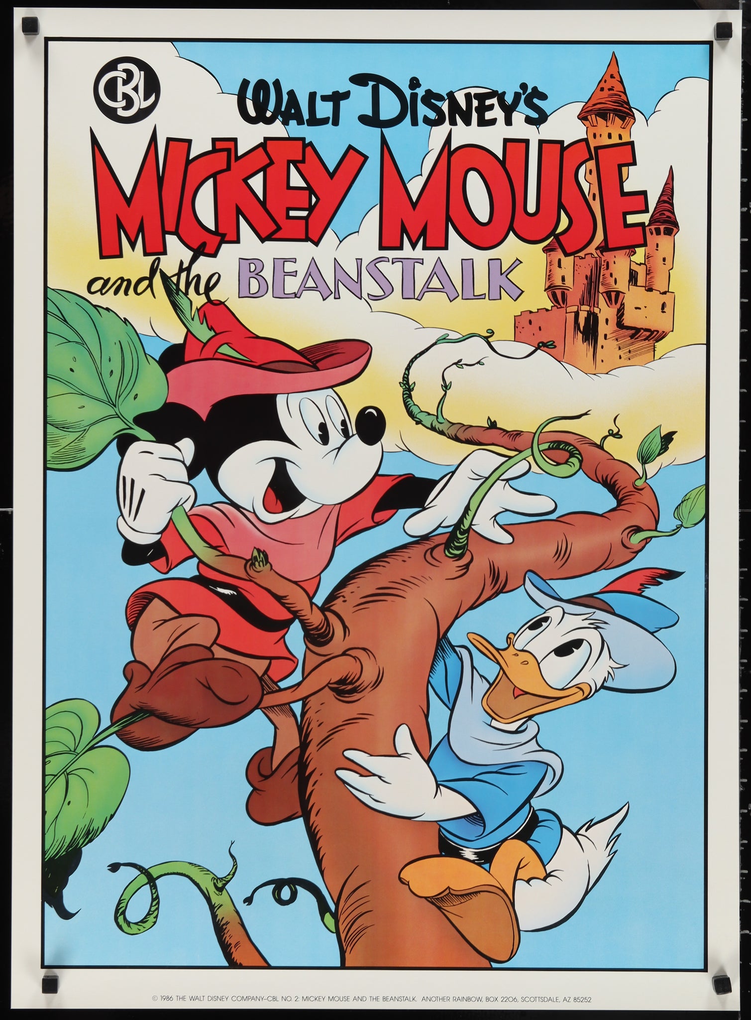Mickey Mouse and the Beanstalk (1986 24" x 33")