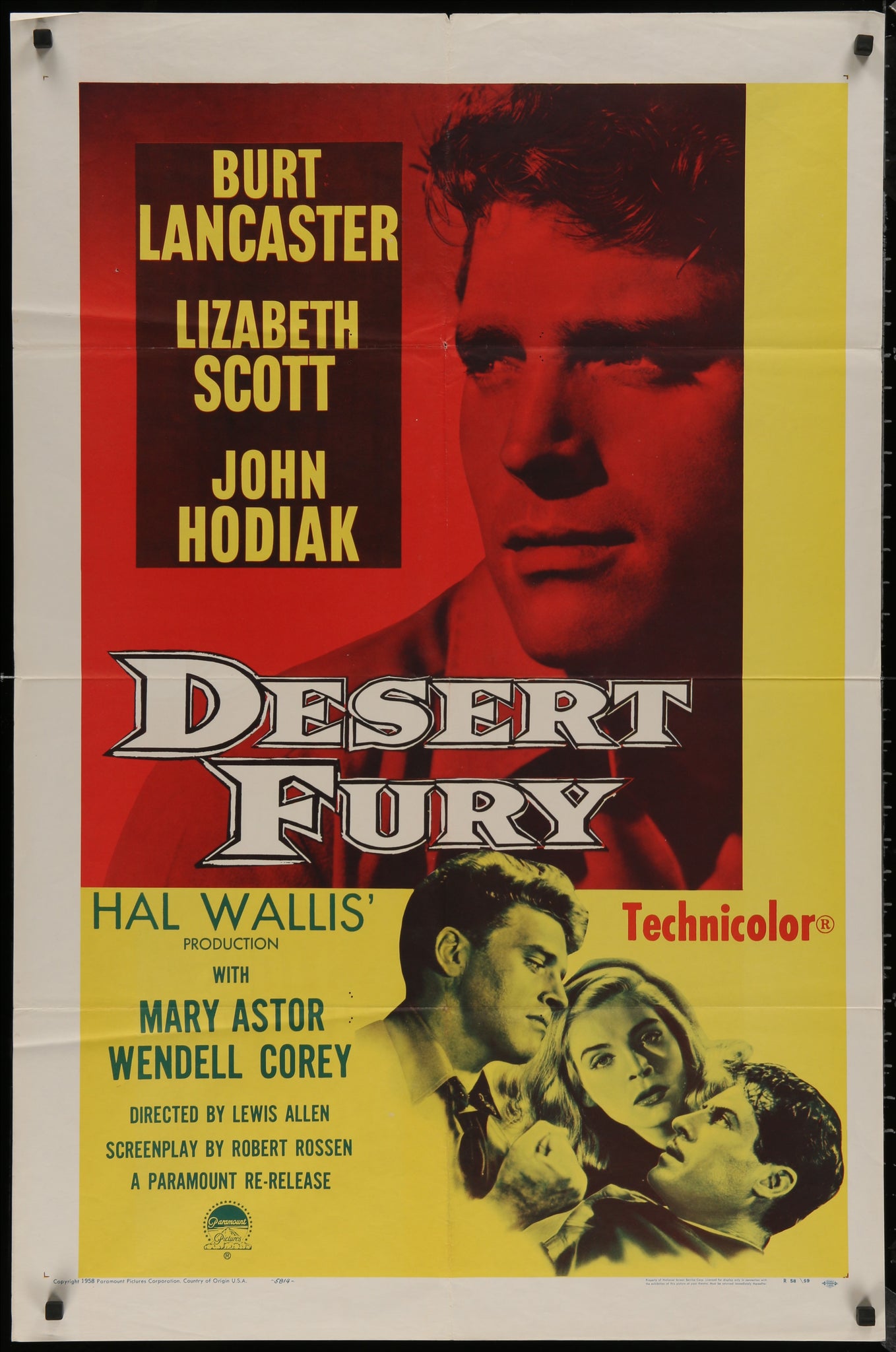 Desert Fury (R1958 1Sh)