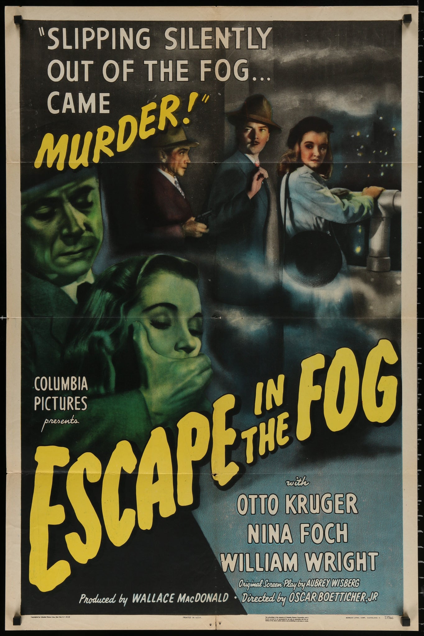 Escape In The Fog (1945 1sh)
