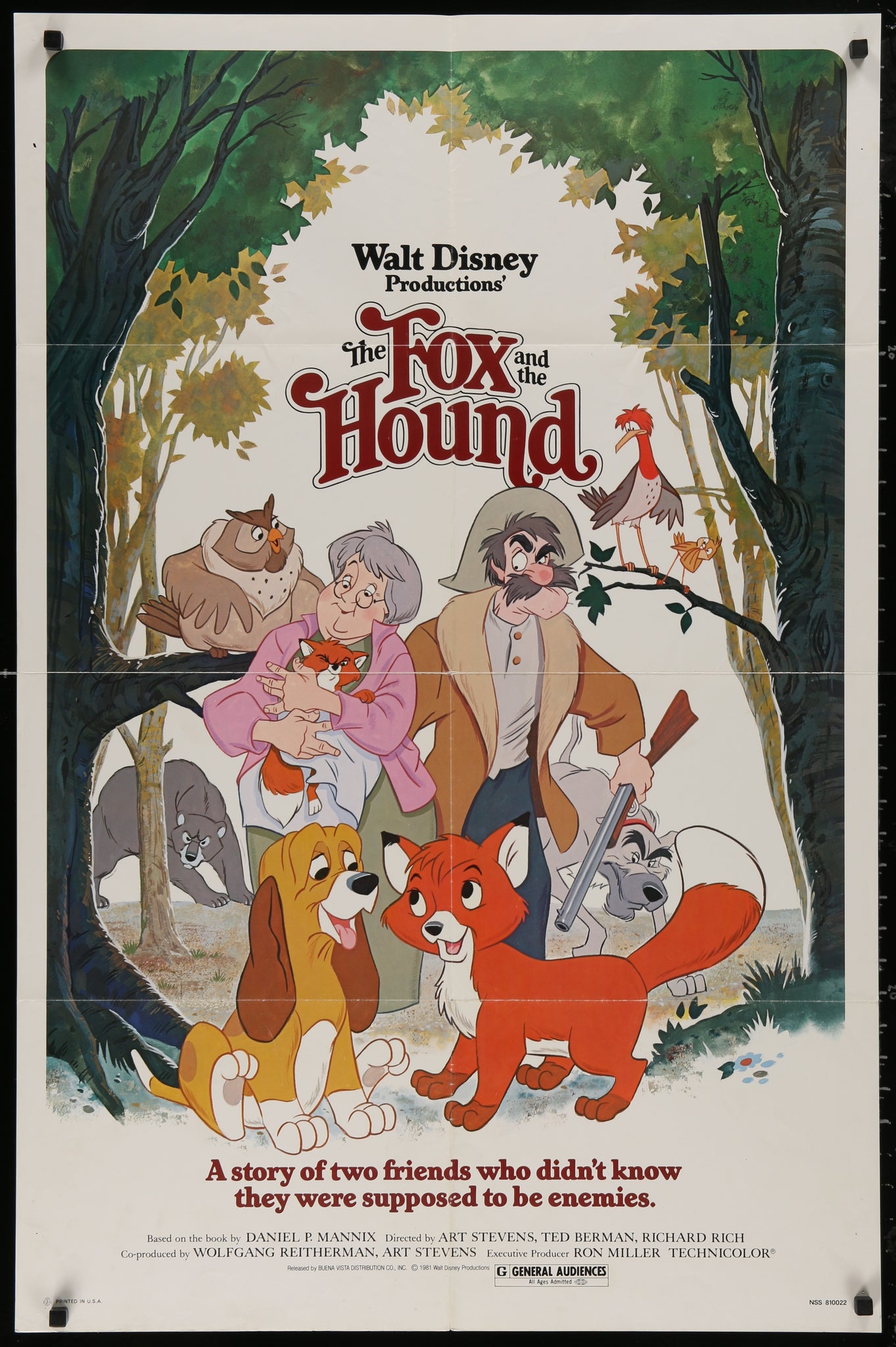The Fox and the Hound (1981 1Sh)