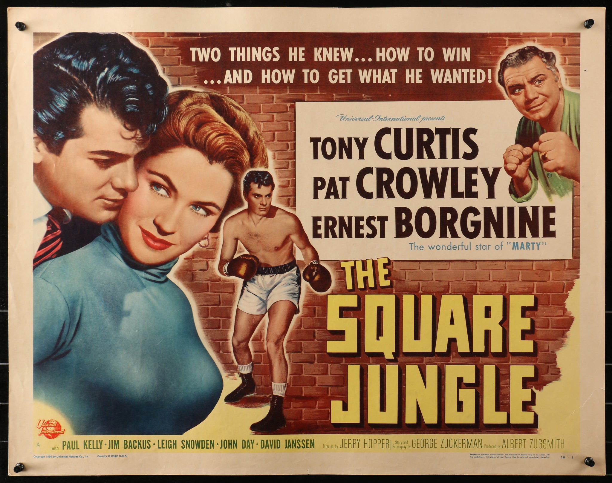 The Square Jungle (1956 1/2 Sh)