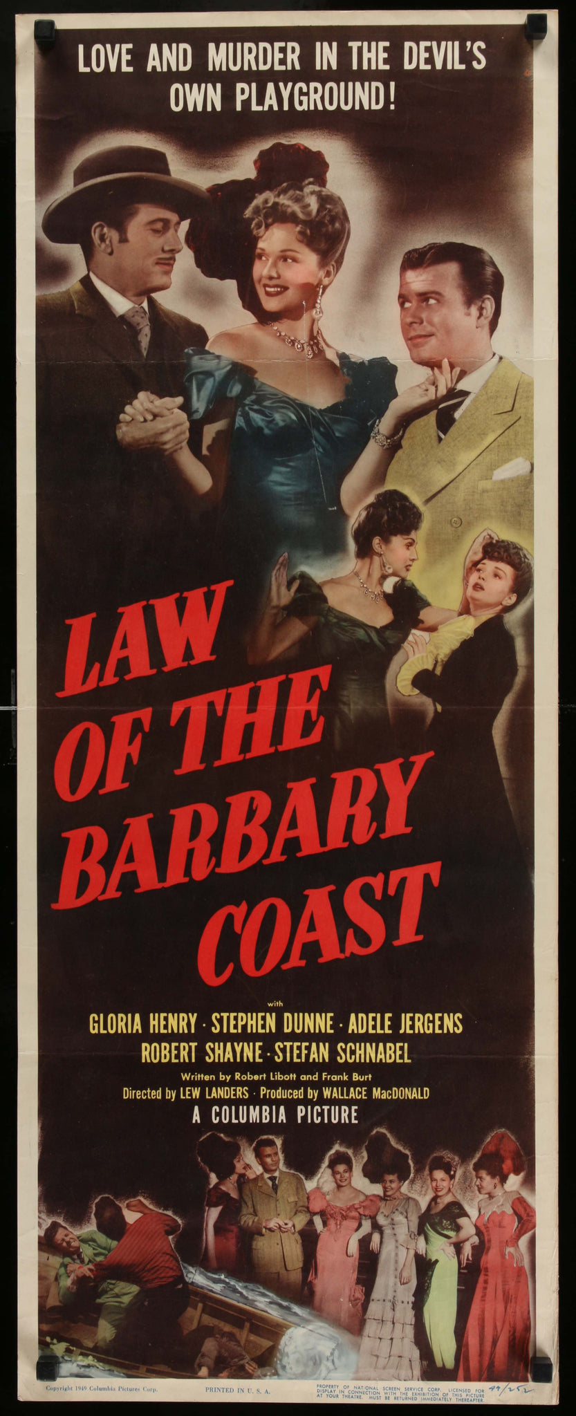 Law of the Barbary Coast (1949 Insert)