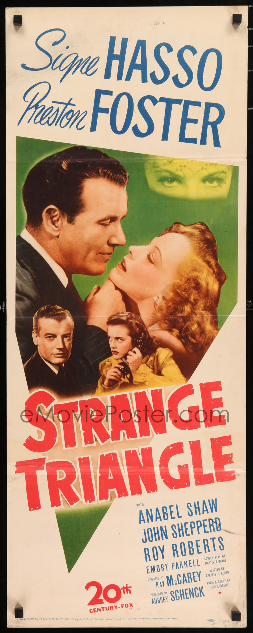 Strange Triangle (1946 Insert)