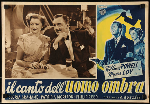 il canto dell Uomo Ombra "Song of the Thin Man" (1949 Italian Photobusta)