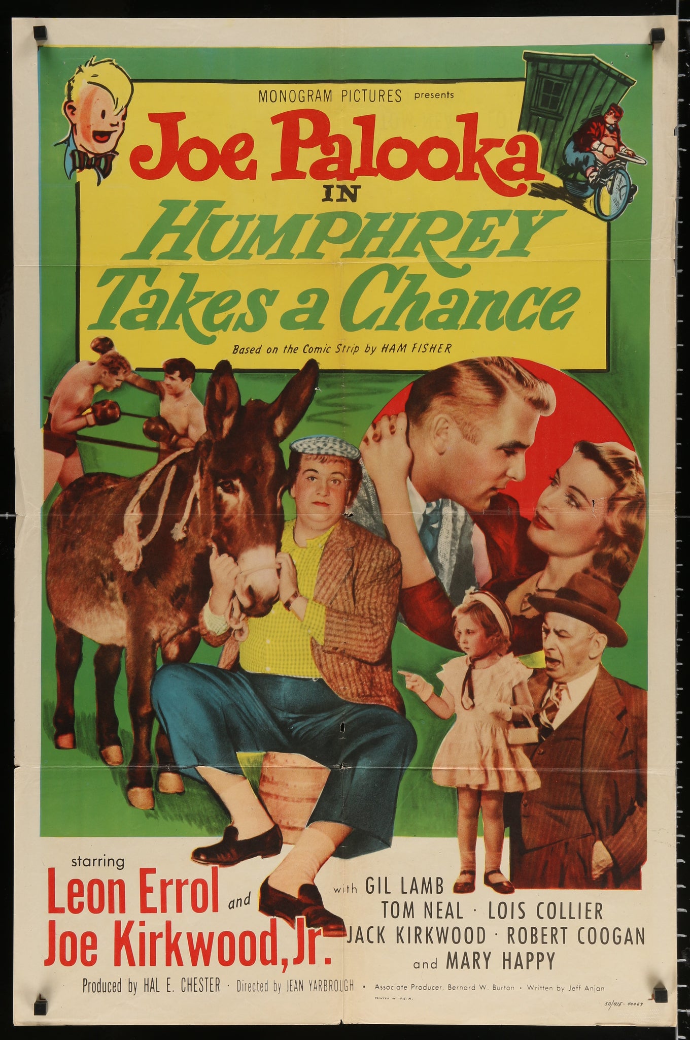 Joe Palooka In Humphrey Takes a Chance (1950 1sh)