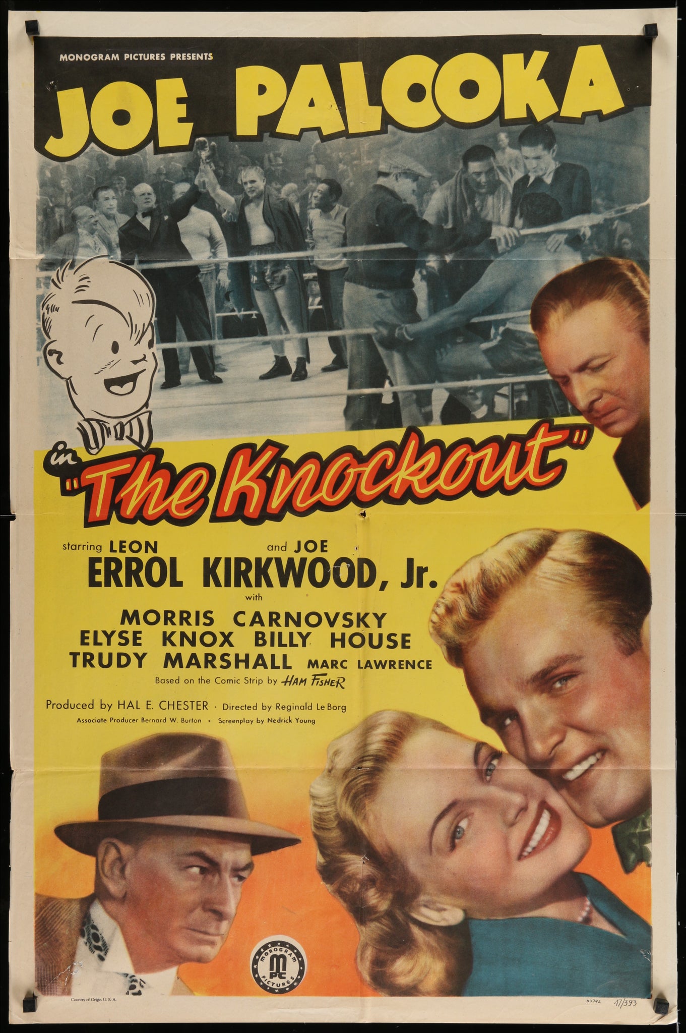 Joe Palooka "The Knockout" 1947 1sh