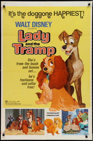 Lady and the Tramp (R1972 1Sh)