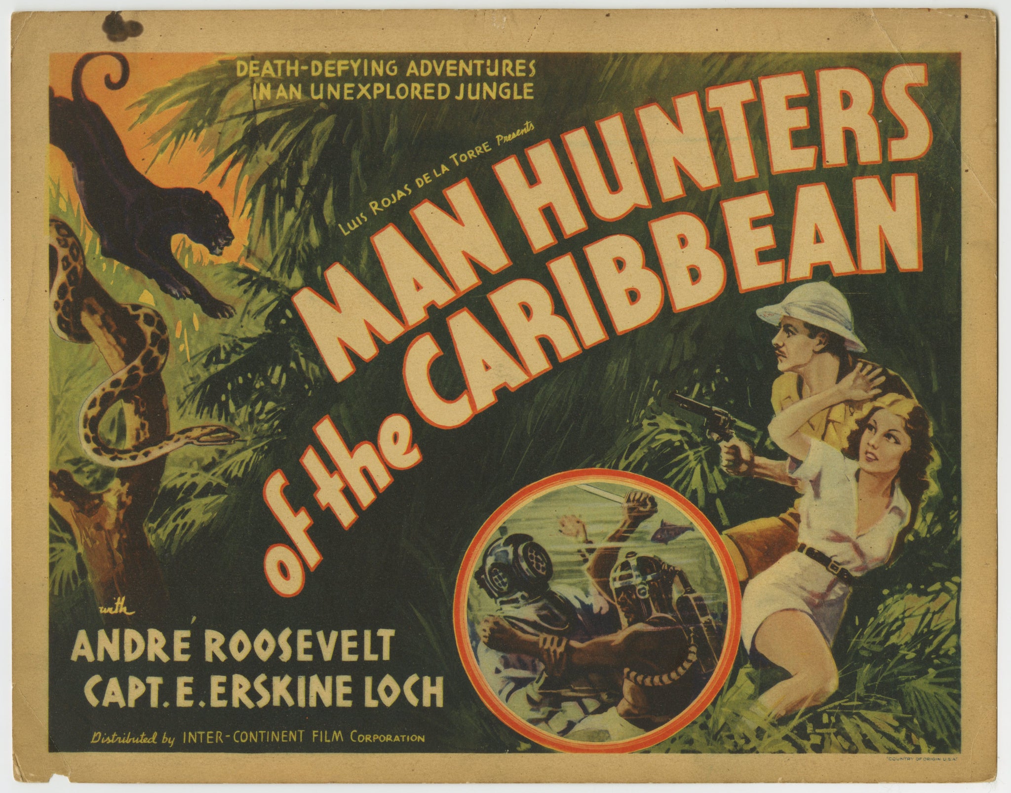 Man Hunters of the Caribbean (1938 TC LC)