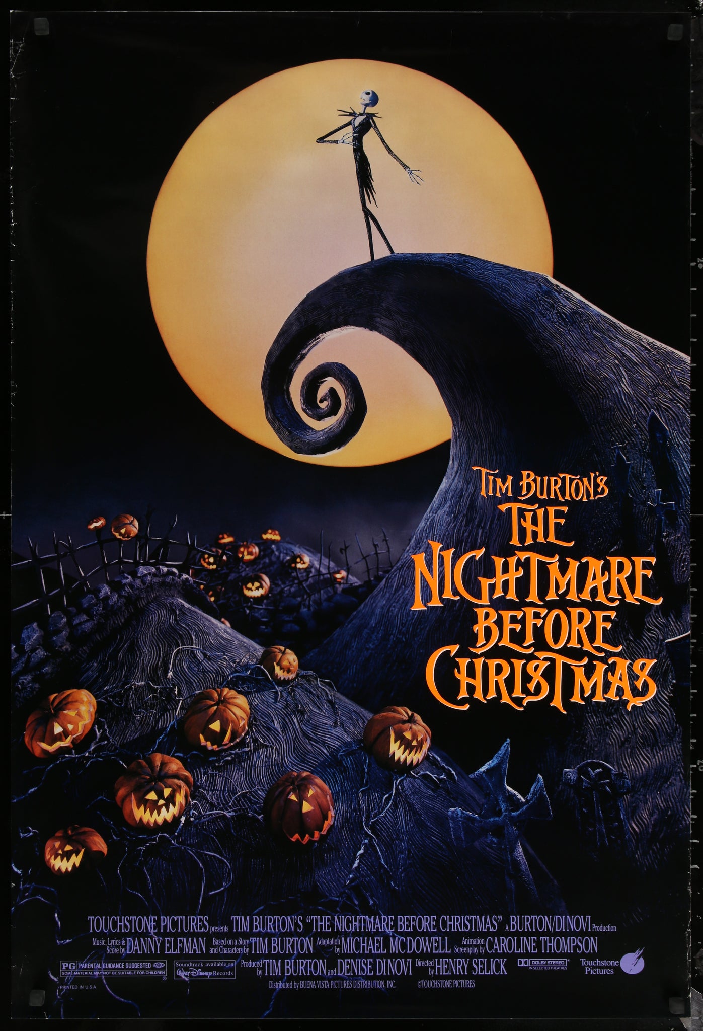The Nightmare Before Christmas (1993 DS 1Sh)