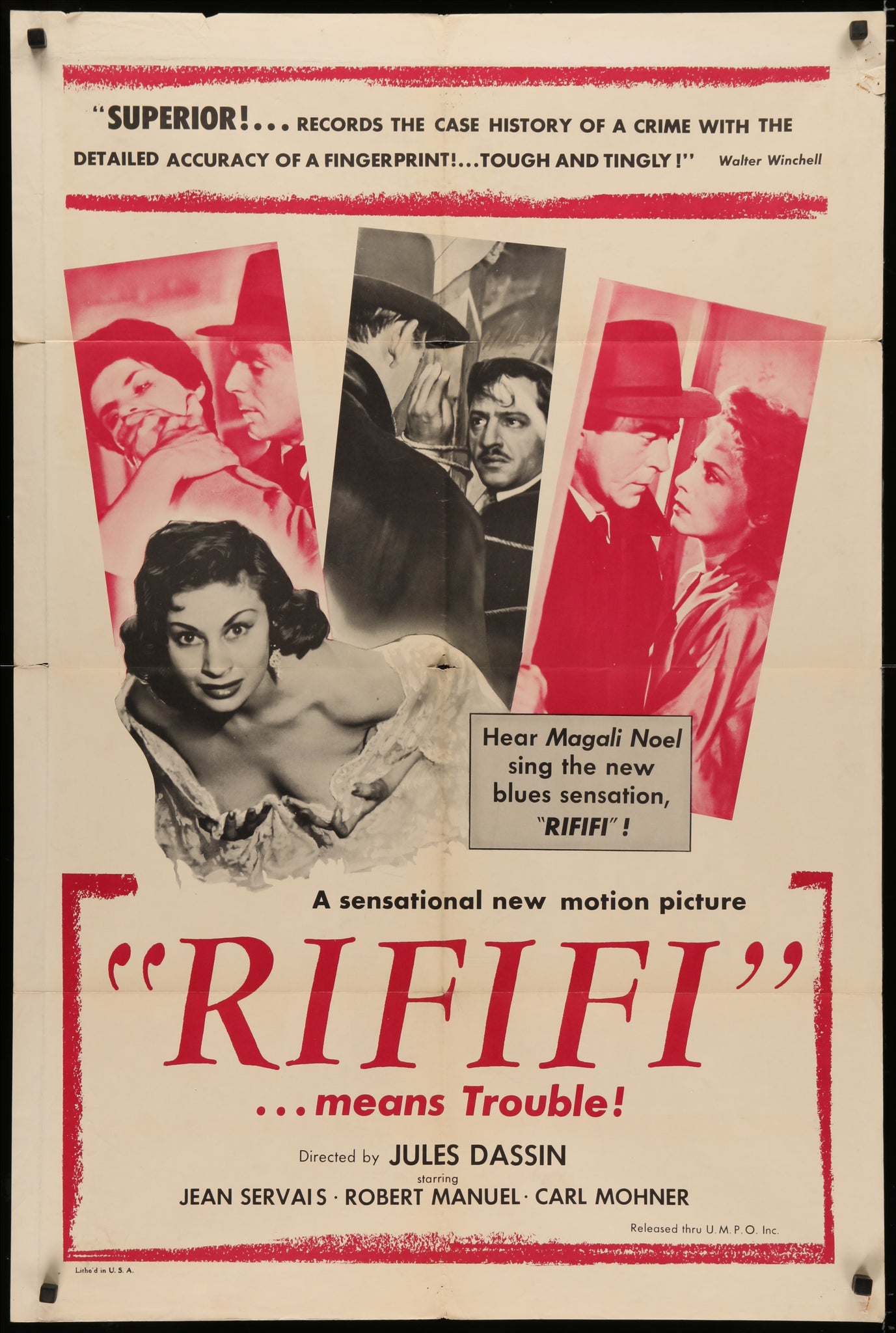 Rififi ("Du Rififi Chez Les Hommes") (1956 1Sh)