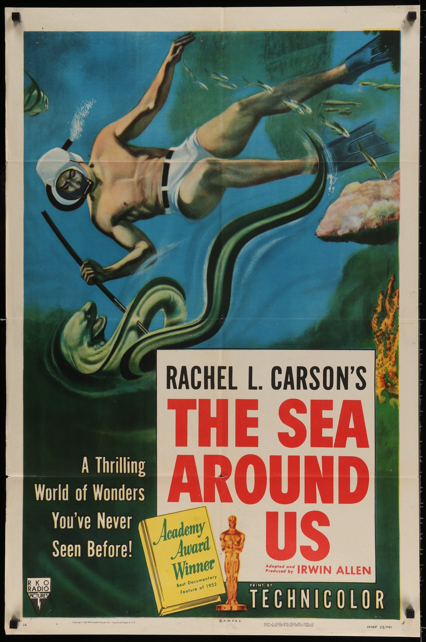The Sea Around Us (1953 1sh)