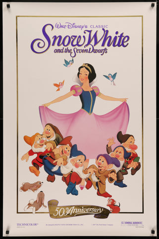 Snow White and the Seven Dwarfs (R1987 1Sh)
