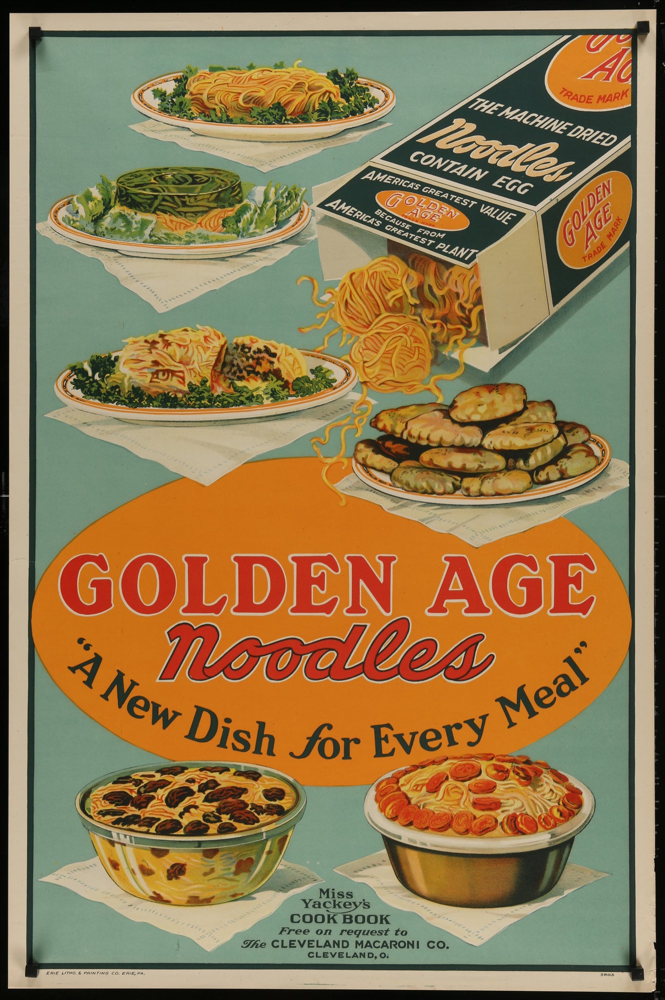 Golden Age Noodles (Ca. 1930's)