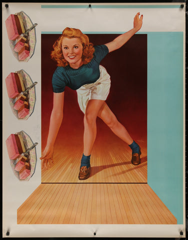 Albert Fisher, Girl Bowling, Printer"s Test (1947)