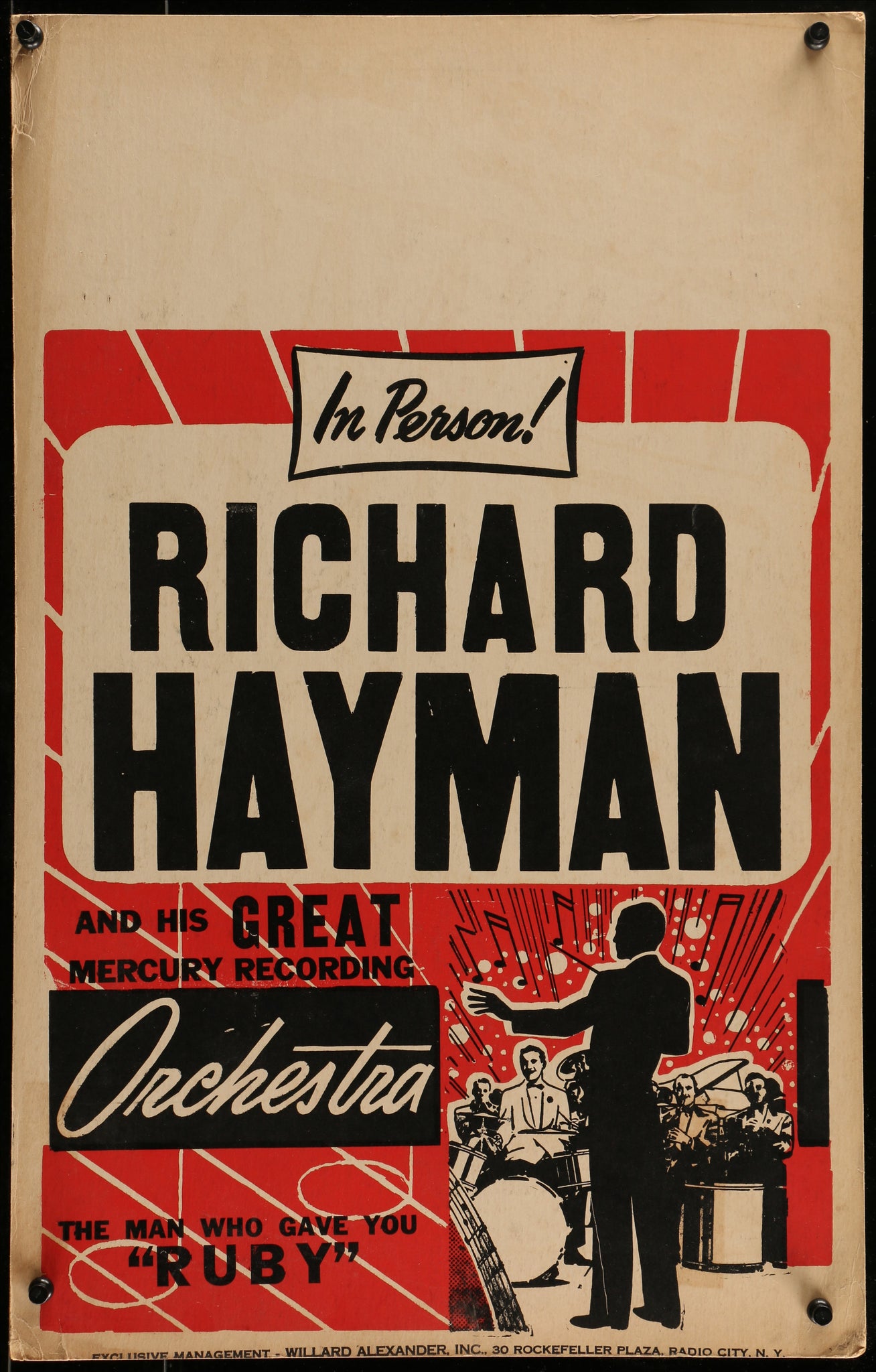 Richard Hayman And His Great Mercury Recording Orchestra (1940's WC)